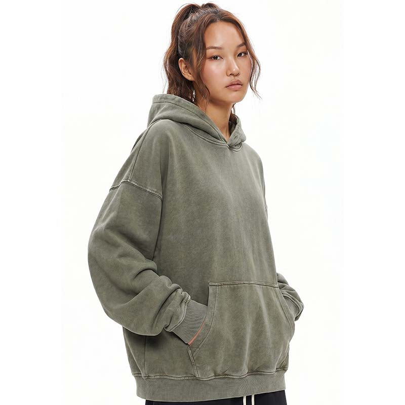 Pigment Wash Core Hoodie 8005