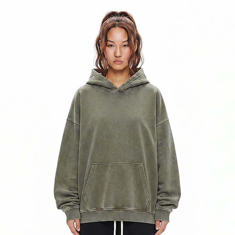 Pigment Wash Core Hoodie 8005