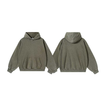 Pigment Wash Core Hoodie 8005