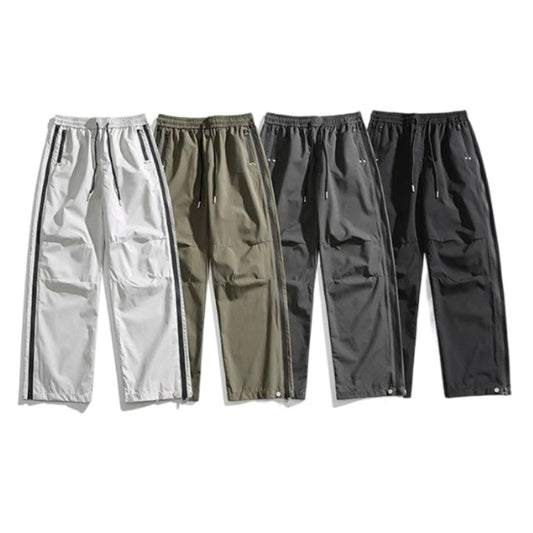 Unisex Waterproof Cargo Pants with Adjustable Zippers - All-Season Outdoor Hiking Tactical Trousers