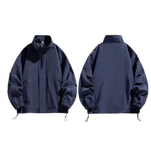 Unisex 2025 Windproof Mountain-Style Jacket - Urban Outdoor Lightweight Parka with Teflon Shield, Eco-Friendly Couple's Coat for Autumn Adventures