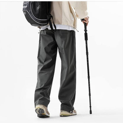 Unisex Waterproof Cargo Pants with Adjustable Zippers - All-Season Outdoor Hiking Tactical Trousers