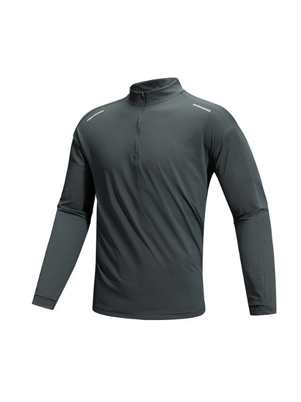 Ultimate All-Round Men's Activewear: Quick-Dry UPF50+ Half Collar Shirt - Gym, Trekking & Travel Essentials