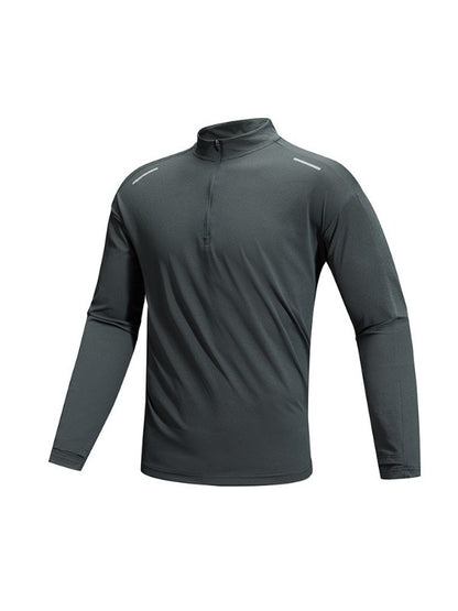 Ultimate All-Round Men's Activewear: Quick-Dry UPF50+ Half Collar Shirt - Gym, Trekking & Travel Essentials