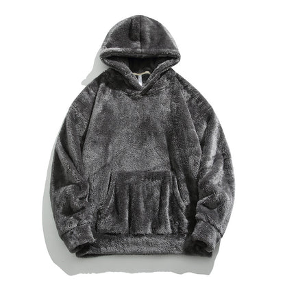 Premium Arctic Fleece Hoodie - Oversized Streetwear Unisex Couple Loungewear | Winter Cozy Collection Vintage Aesthetic.