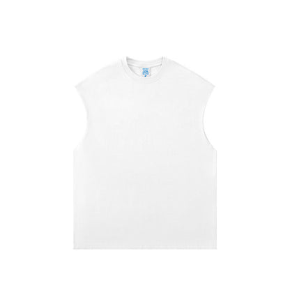 305GSM Thick Tank Top Minimal Clothing Design Earth Tone Streetwear 2025 Spring Summer New Release FOG Style Instagram Men's Fashion Trendy Apparel