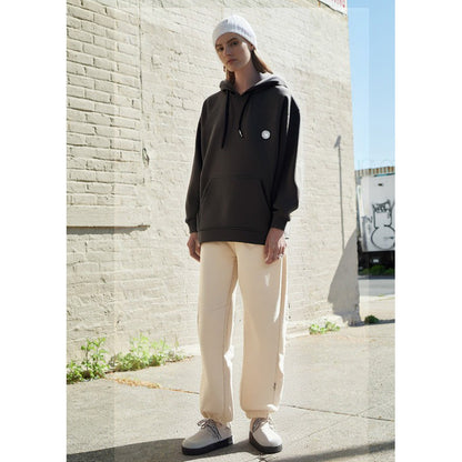 Thermal Couple Hoodie with Adjustable Drawstring | Heavyweight Waffle Fabric