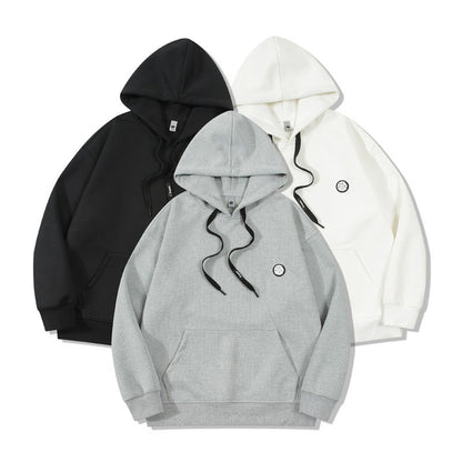 Thermal Couple Hoodie with Adjustable Drawstring | Heavyweight Waffle Fabric