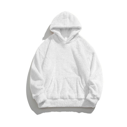 Premium Arctic Fleece Hoodie - Oversized Streetwear Unisex Couple Loungewear | Winter Cozy Collection Vintage Aesthetic.